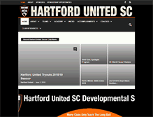 Tablet Screenshot of hartfordunitedsoccerclub.com